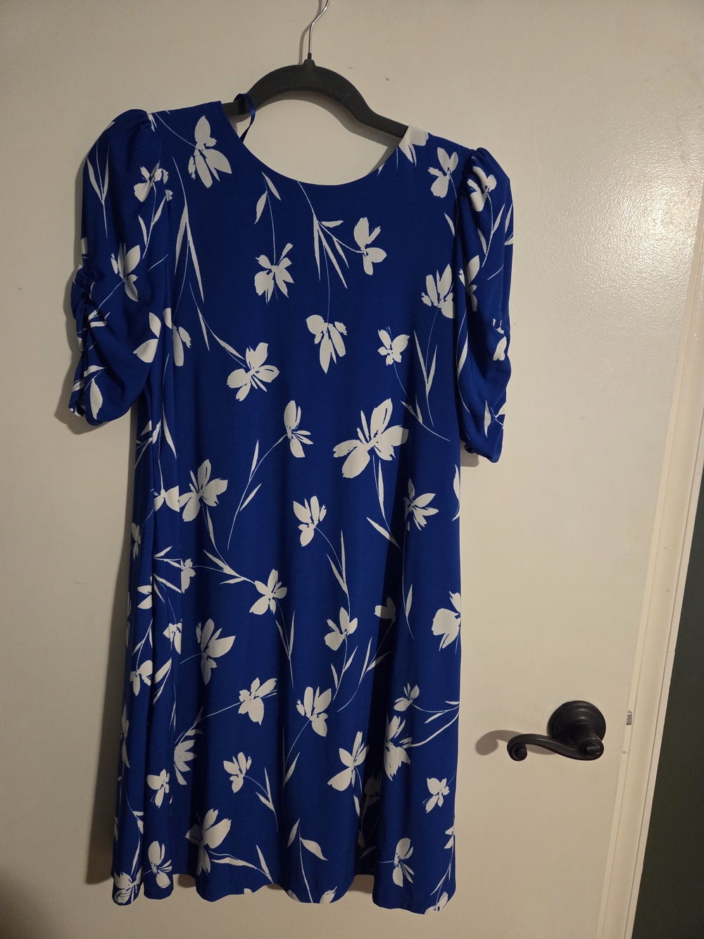 Jessica Howard Royal Blue Floral Midi Dress